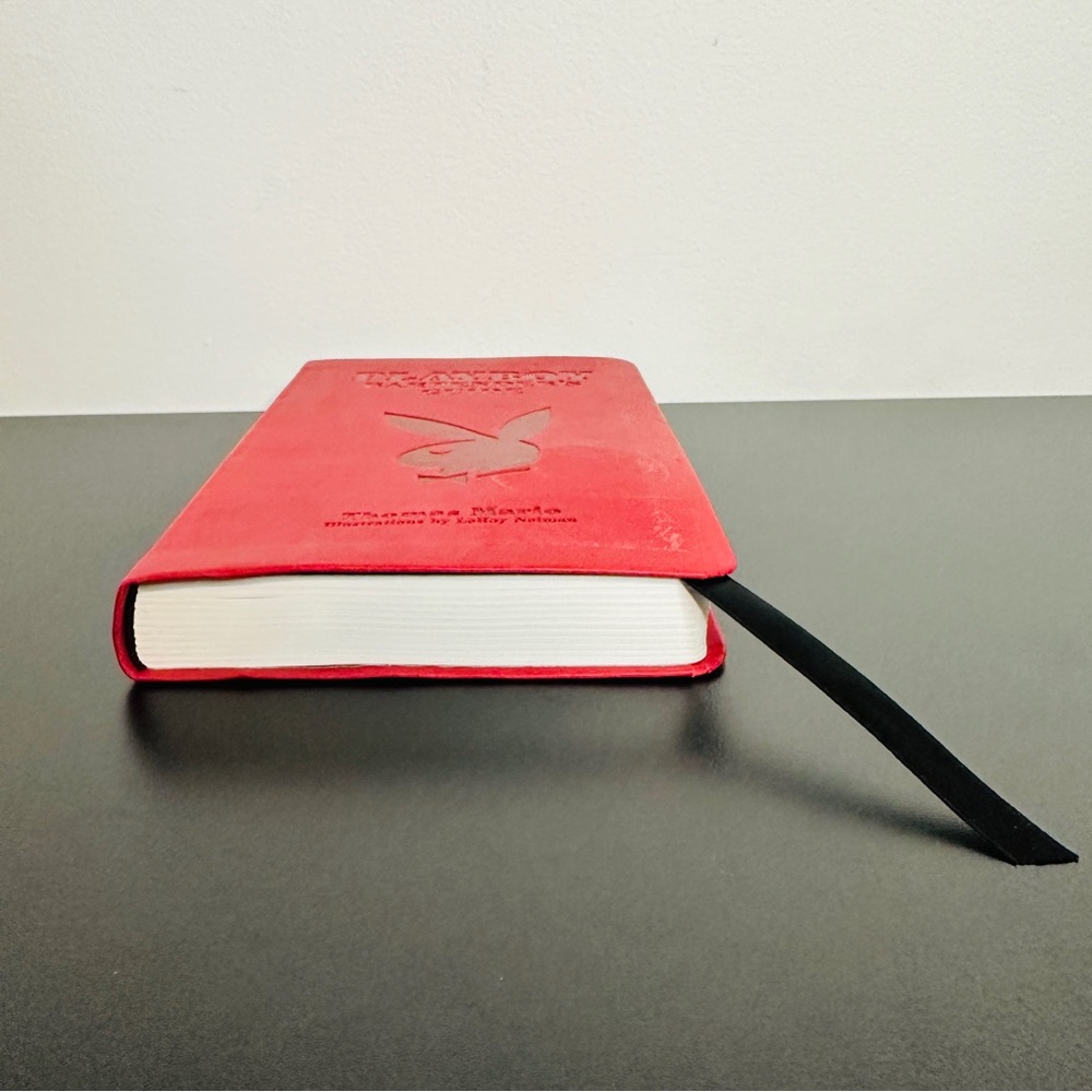 VINTAGE PLAYBOY Bartender’s Guide in Red Bound Leather VINTAGE Thomas Mario - Picture 12 of 13